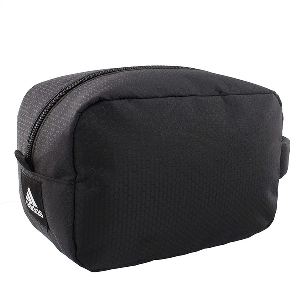 Adidas Toiletry Bag men’s Black/Green NWT - Picture 3 of 8
